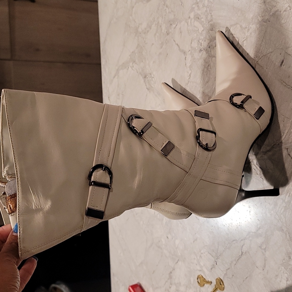 off white booties